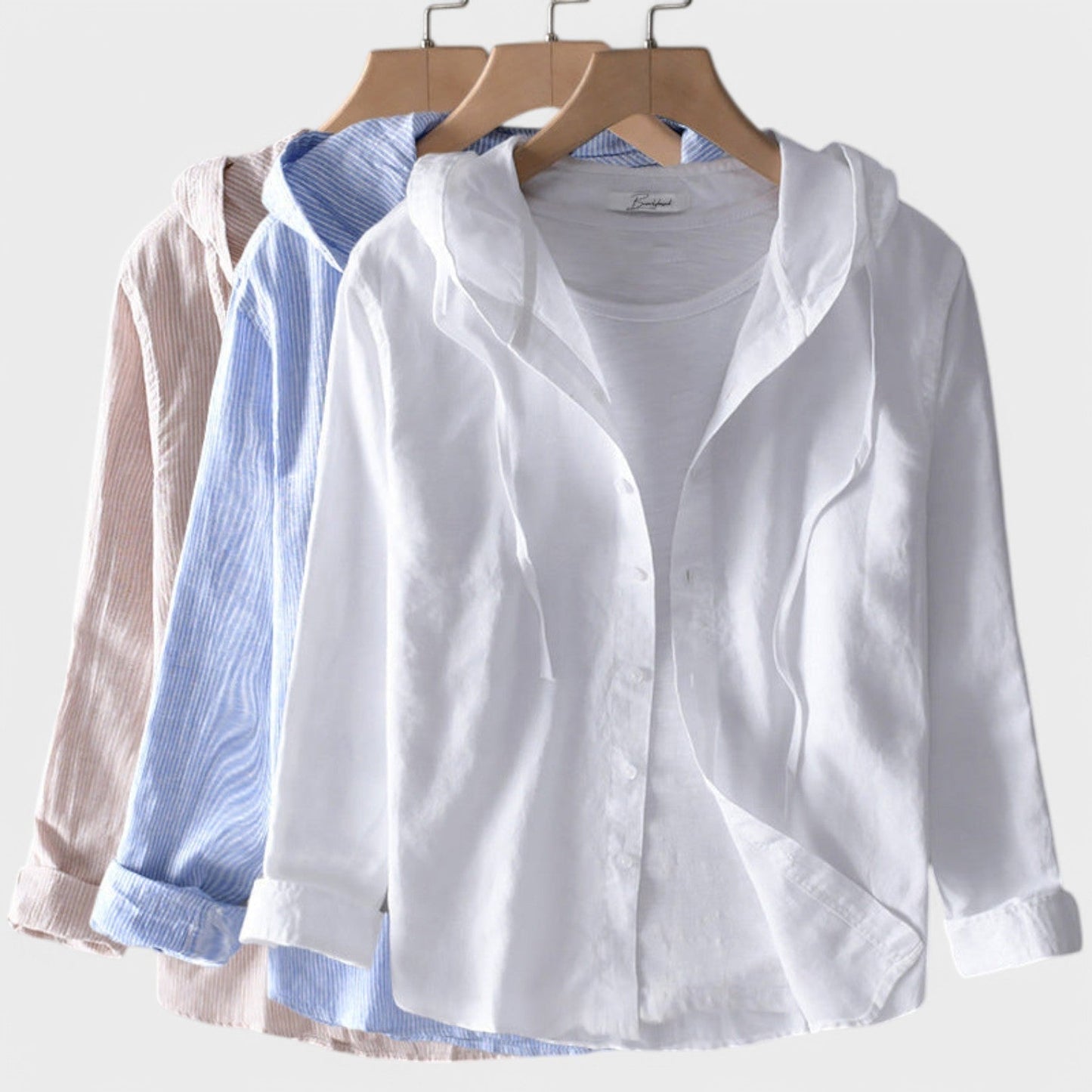 Clara - Blusa de Algodão com Capuz