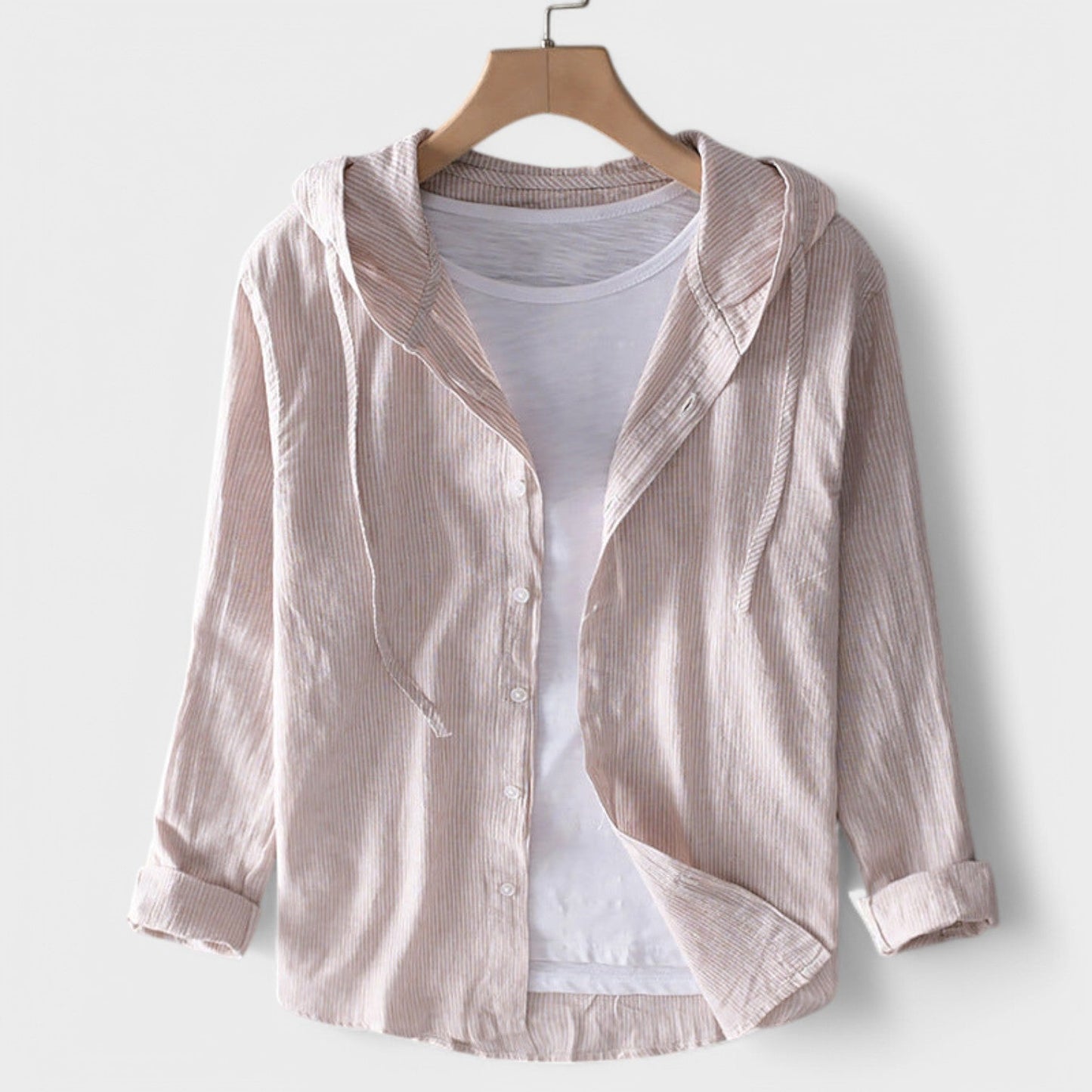 Clara - Blusa de Algodão com Capuz