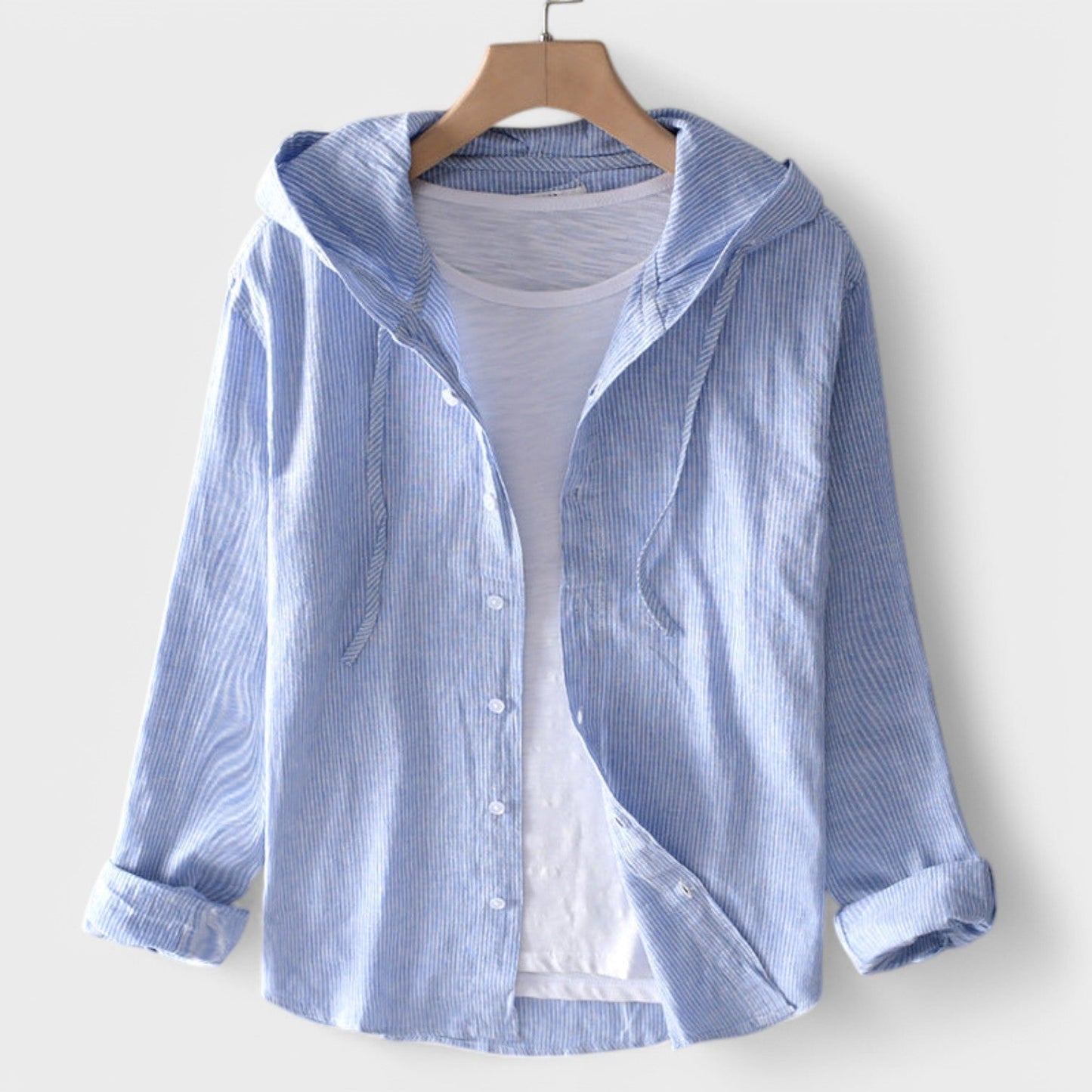 Clara - Blusa de Algodão com Capuz